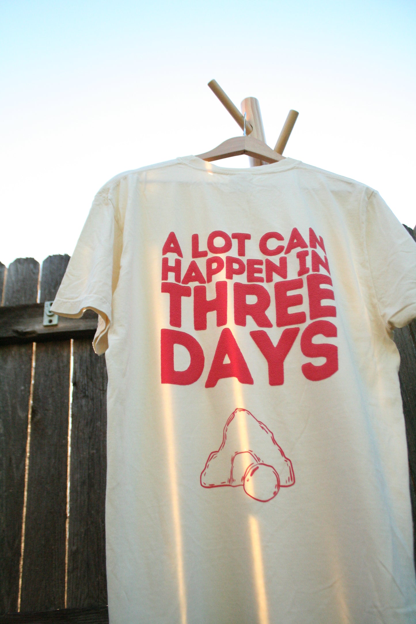 Three Days Comfort Colors Ivory Tee