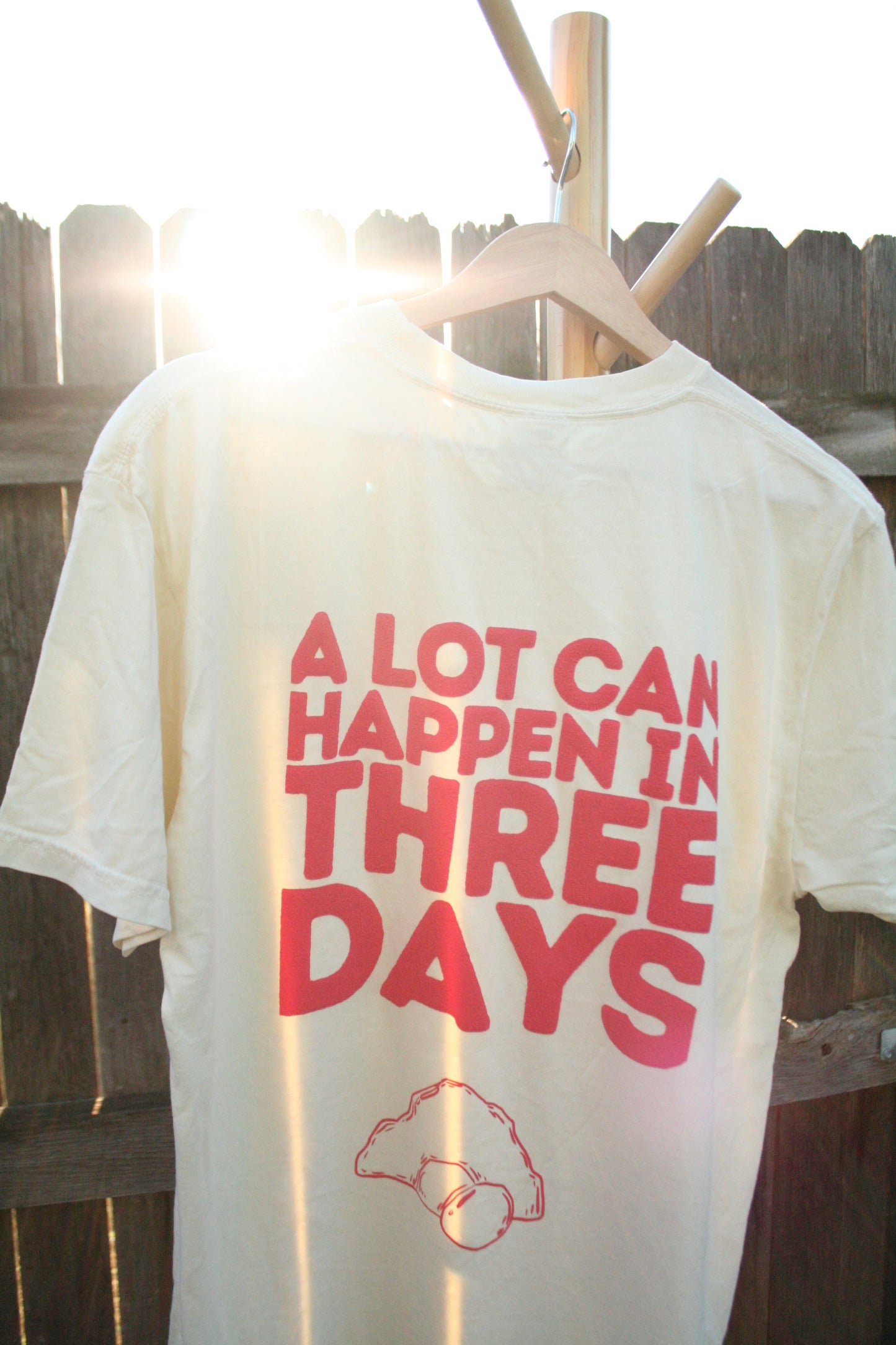 Three Days Comfort Colors Ivory Tee